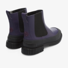 Camper Black / Purple Ankle Boots Womens - Pix Online Ireland | WVYCH3716